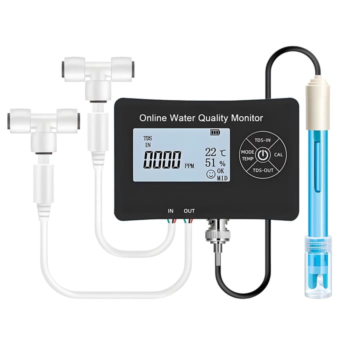 5 in 1 pH-meter voor water Digitale waterkwaliteitstester met één klik kalibratie Battery operated