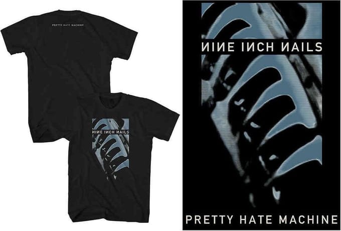 Nine Inch Nails - Pretty Hate Machine Heren T-shirt - M - Zwart