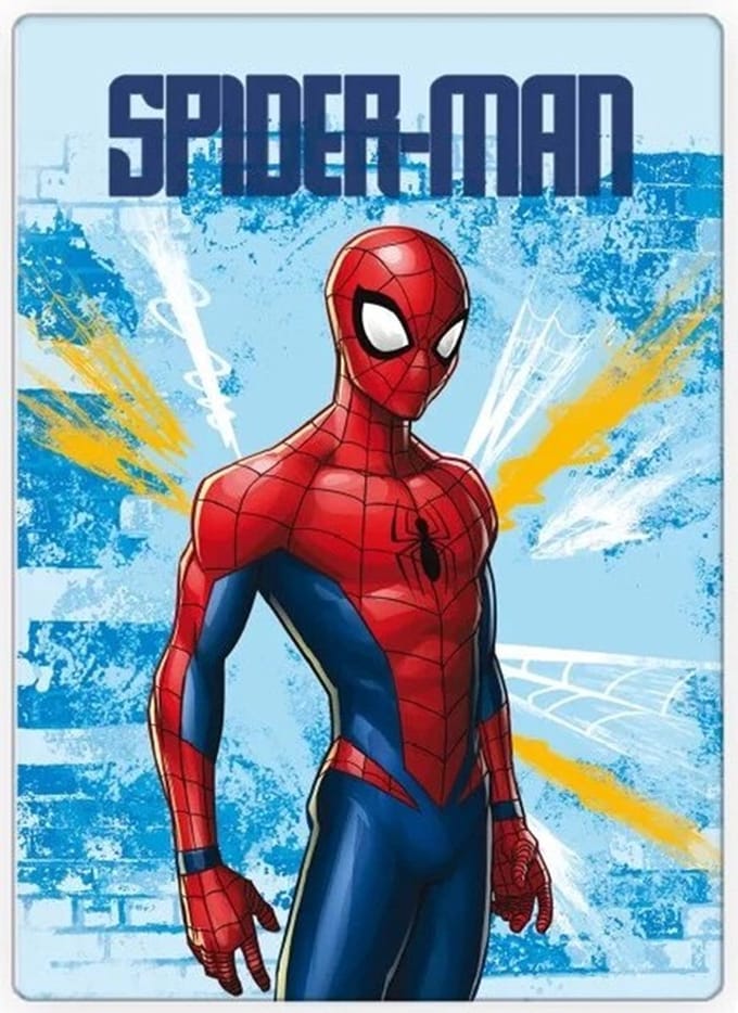 Spiderman Fleece graffiti 100 x 140 cm