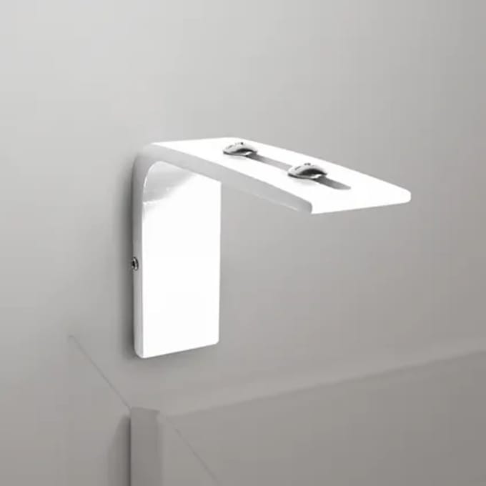 Madeco U46 Vaste Muurbeugel Design Wit 2,5-8cm