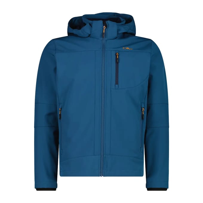 Verwarmde softshell jas met afneembare capuchon CMP