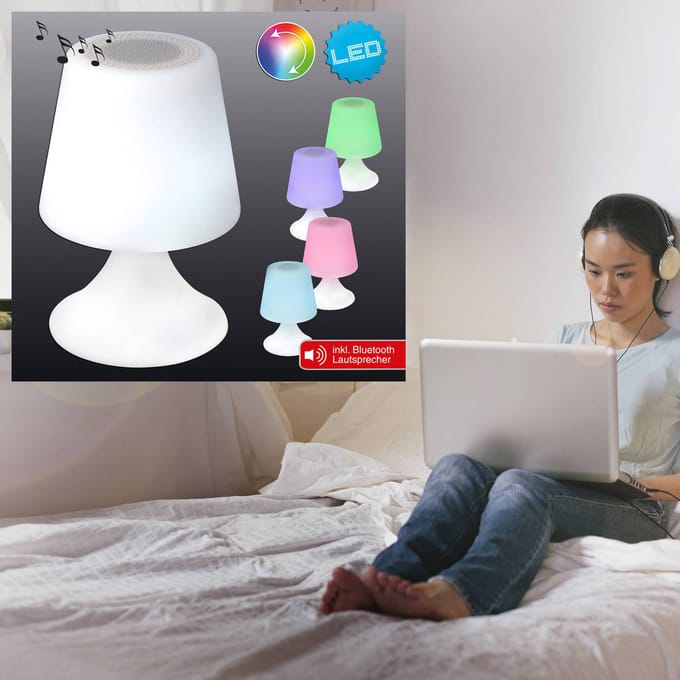 Näve LED sfeerlamp Curbi met Bluetooth-luidspreker