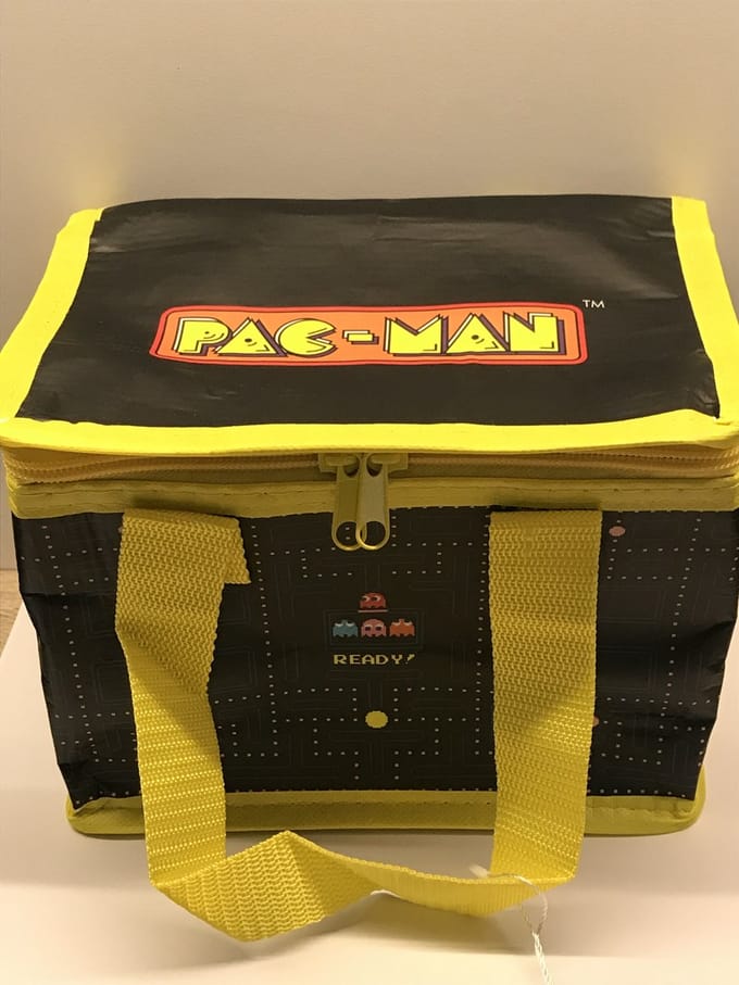Kleine lunch/sixpack koeltas - Pac-man print -  21 x 16 cm - 4,7 L