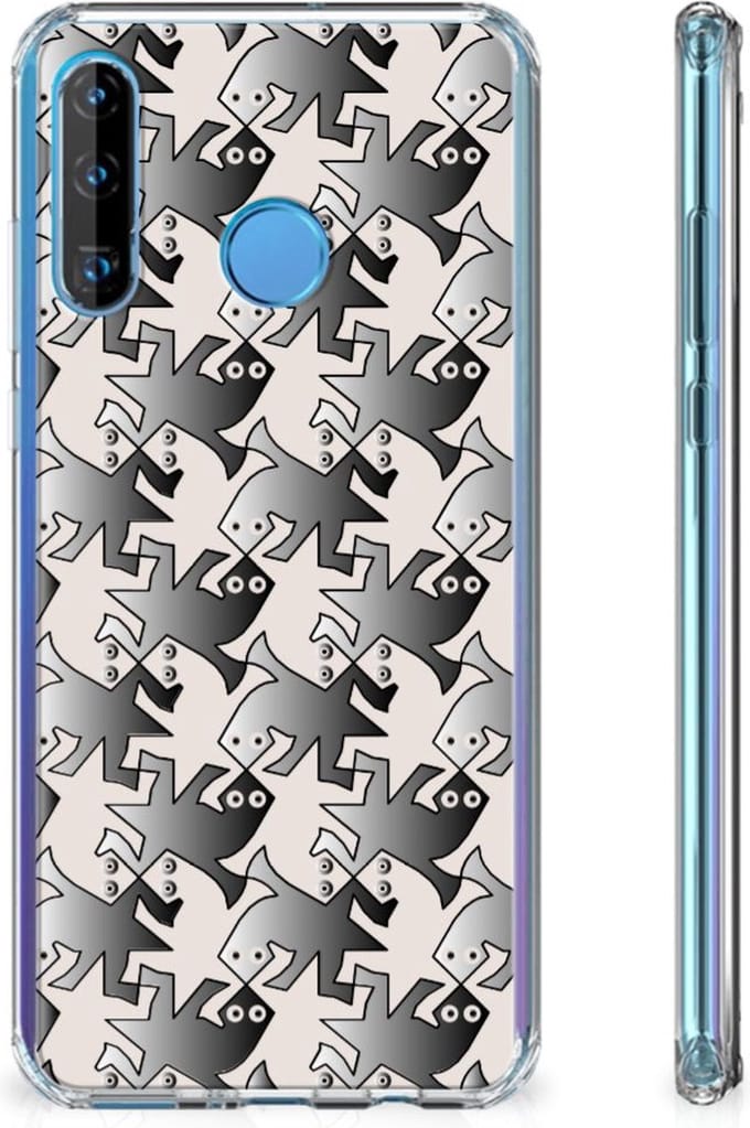Huawei P30 Lite Case Anti-shock Salamander Grey