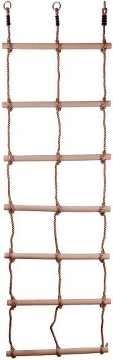 Dubbele Touwladder PP touw 7 Sporten 2,1m