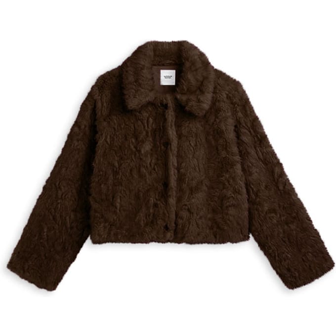 Summum Jacket Soft Faux Fur Jackets Donkerbruin 1s1320-12525