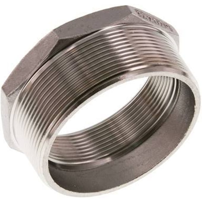 R 3'' x Rp 2 1/2'' M/F RVS Verloopring 16 Bar - FL2S-MF-SH-300R-212R