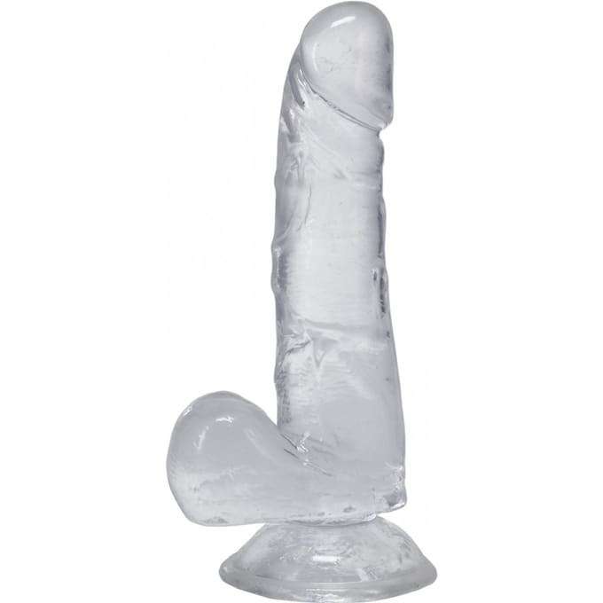 Doc Johnson - Transparante dildo met zuignap - 15.2 cm