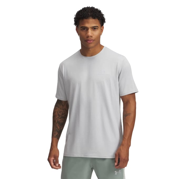 Under Armour Vanish Energy SS-GRY Heren Sportshirt - Mod Grijs Light Heather - Mod Grijs