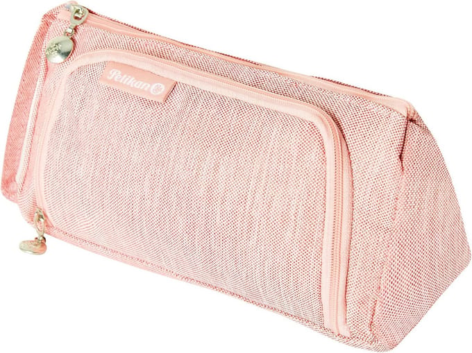 Luieraar thuiskantoor in roze canvas look - multicolor, 1 stuk
