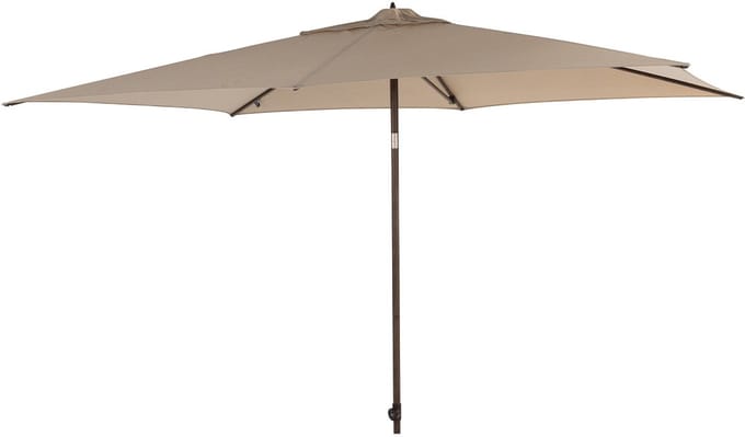 4 Seasons Azzurro stokparasol 200x300 cm beach solefin - Wenge frame