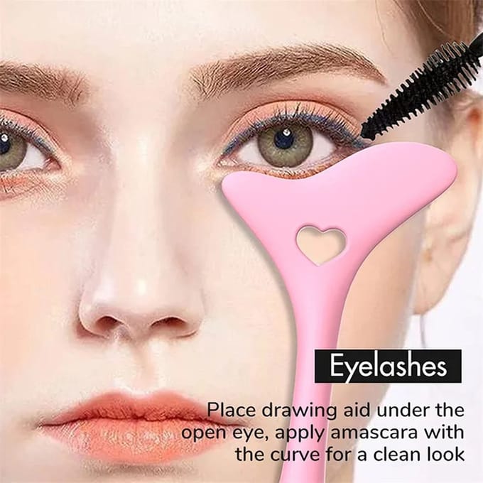 Multi-functionele Oogmake-up Sjabloon voor Winged Eyeliner en Lippenstift – Herbruikbaar Siliconen Hulp voor Perfecte Make-up Resultaten
