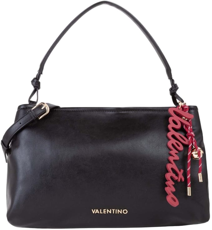 Valentino Bags Winter Re Medium Schoudertas Dames - Imitatieleer - Zwart