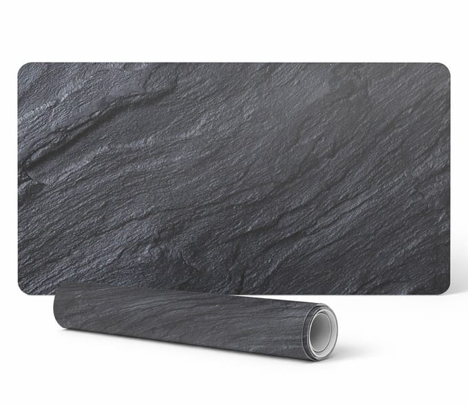 Gaming beschermmat voor toetsenbord en muis, steenstructuur, 120x60 cm