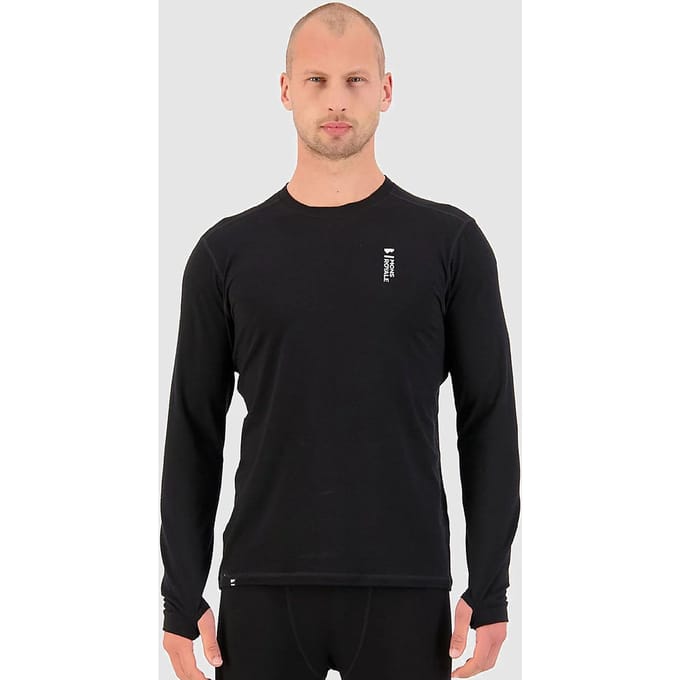 Mons Royale Merino Cascade Flex Thermo Shirt zwart