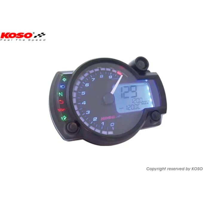 Multifunctionele digitale motorfiets teller Koso RX2N+ GP Style universel