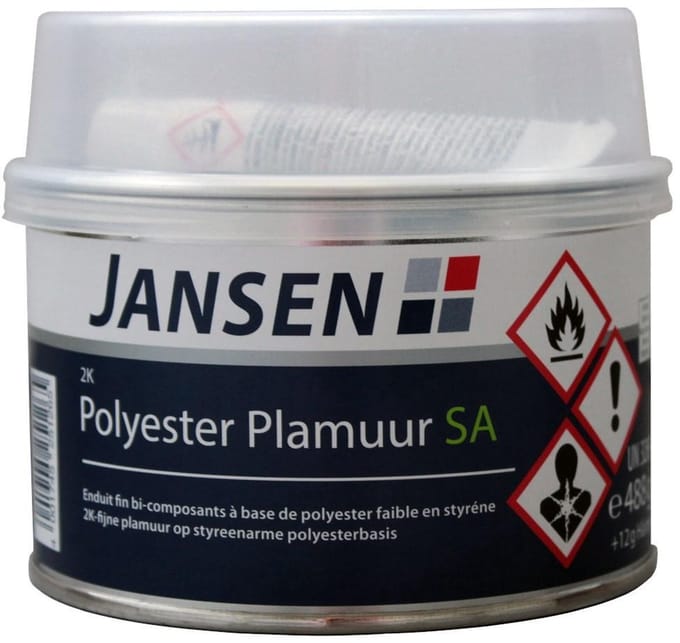 Jansen 2K Polyester Plamuur Sa - 1KG