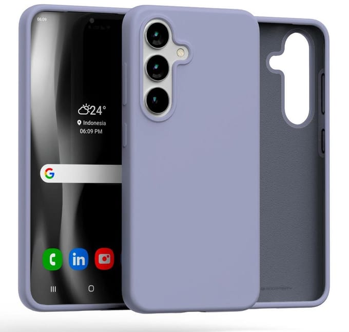 Mercury Silicone Serie - Telefoonhoesje - Lavendel - Flexibele Siliconen - Schokbestendig