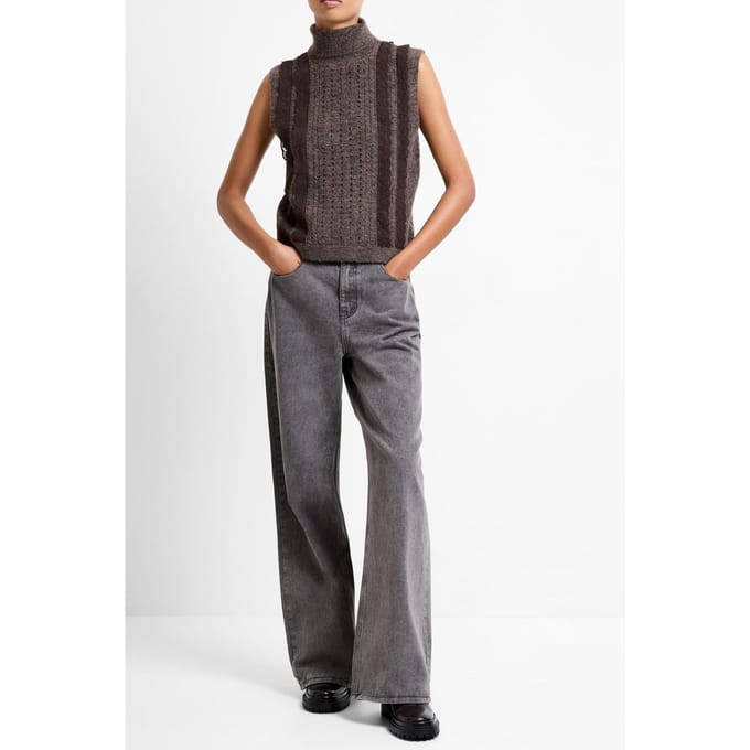 French Connection Kezia Slvlss Jumper Brown Taglia: L | Maglioni a maglia Outlet | Donna | Marrone