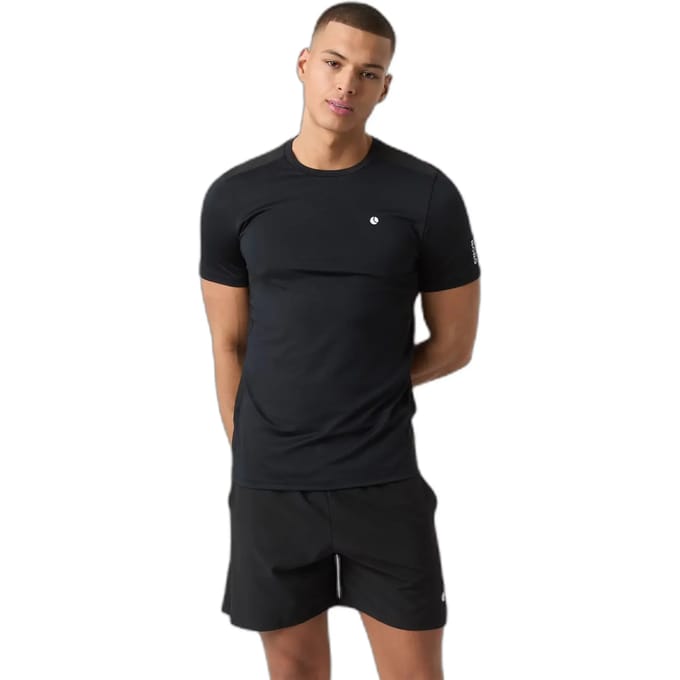Björn Borg Ace Mesh Panel T-Shirt - Zwart