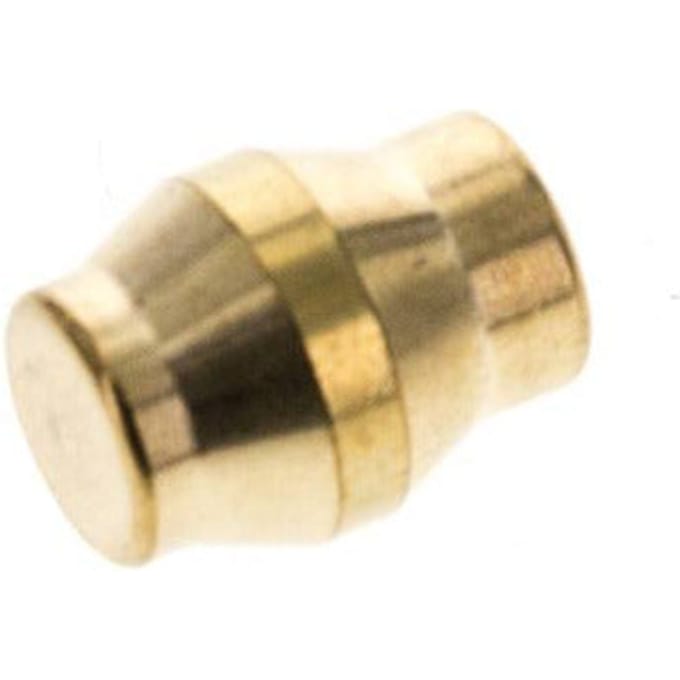 6mm Messing Plug voor Knelfitting 150 Bar DIN EN 1254-2 [5 Stuks]
