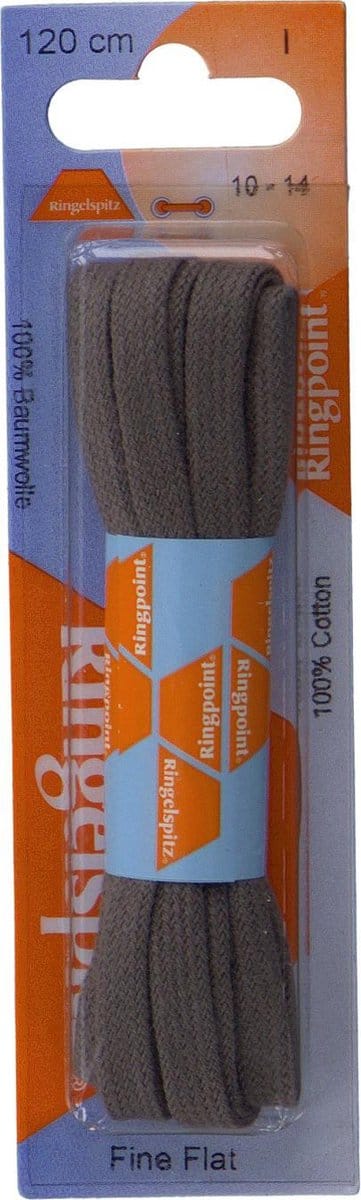 Platte elastische modeveter 90cm oranje - flexibele schoenveters - nooit meer veters strikken