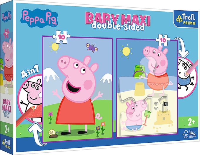 Peppa Pig Baby Maxi Good Day Legpuzzel 10 stuk(s) Stripfiguren