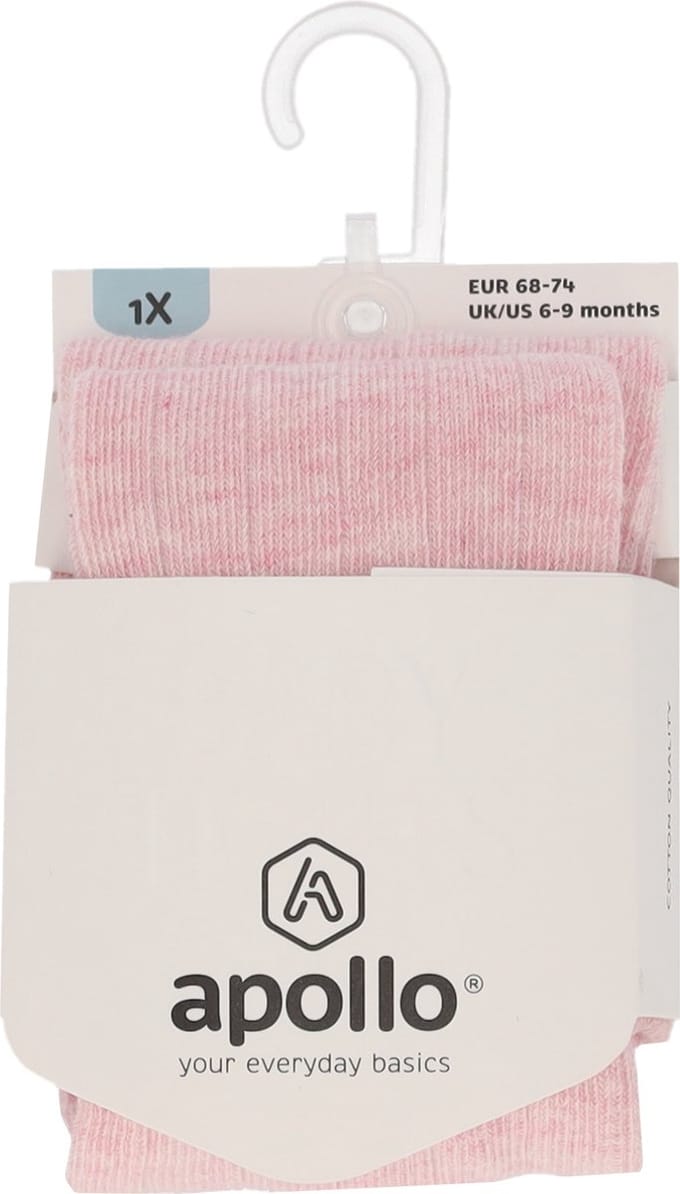 Apollo Maillot Rib Pink Melange maat 68/74