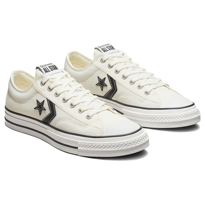 Converse Star Player 76 Vintage Witte Zwarte Unisex Sneakers A01608C 42 white