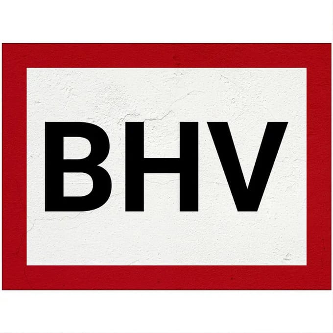 BHV bord | Forex Re materiaal | 40 x 30 cm