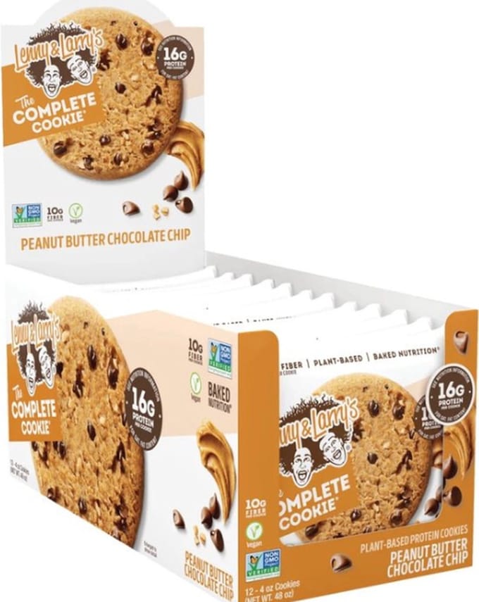 Lenny & Larry's | Complete Cookie | Peanut Butter Chocolate Chip | 12 stuks | 12 x 113 gram