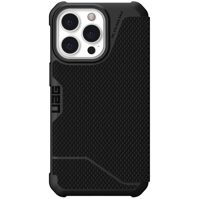 Urban Armor Gear Metropolis Series iPhone 13 Pro Hoesje Kevlar Zwart