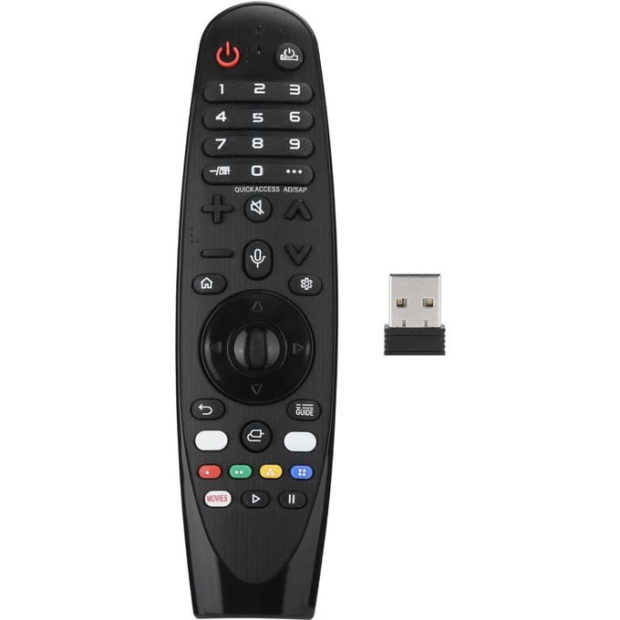TV Afstandsbediening Smart Televisie Controller Vervanging voor LG 4K ANMR19BA AMHR19BA black