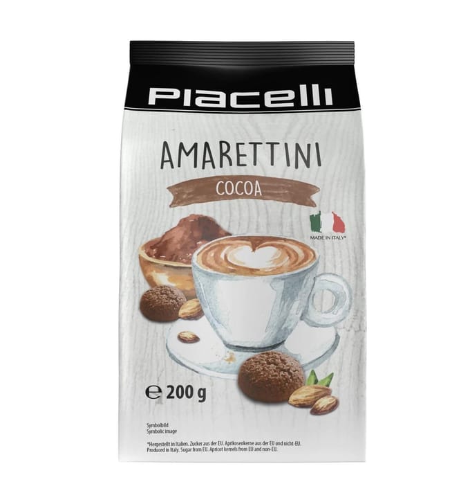 Piacelli Amarettini Biscuits au Cacao 200 g
