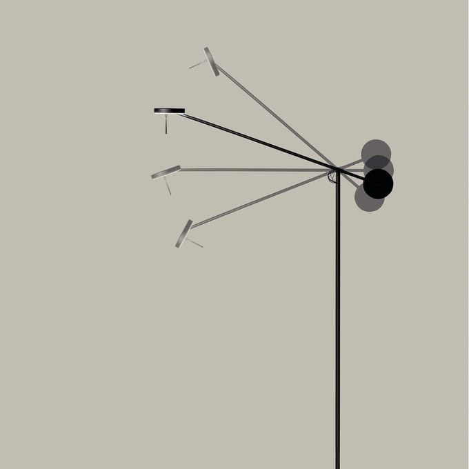 LEDS-C4 Invisible LED vloerlamp 2.700K touchdimmer