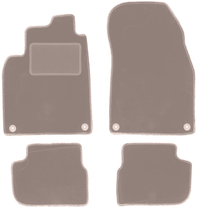 Beige veloursmatten voor: Saab 9-3 II cabrio (2002-2014)