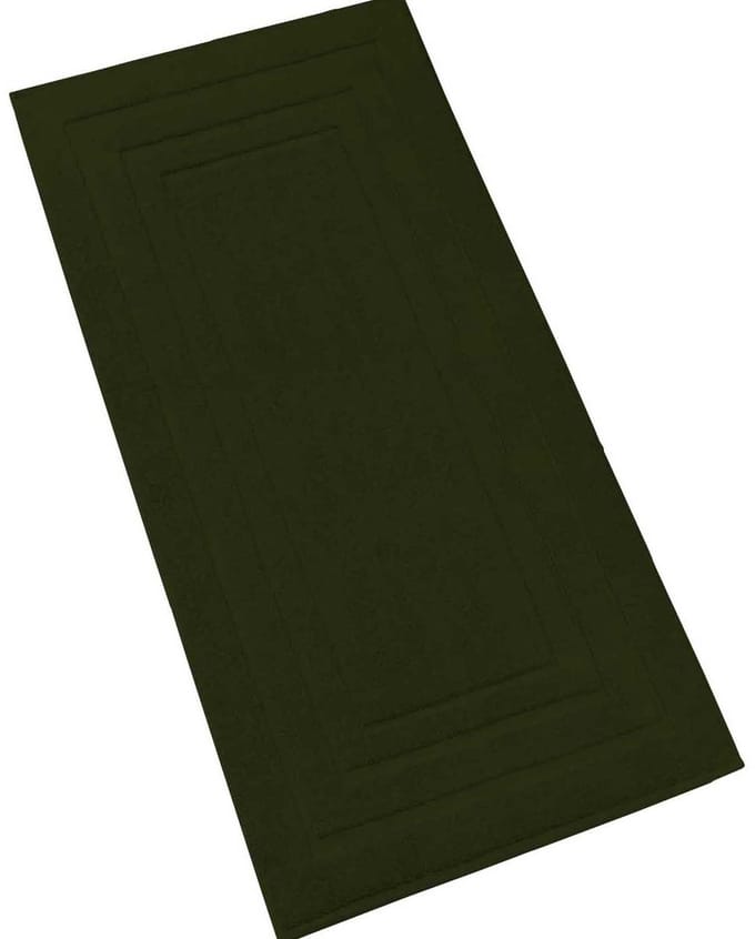 De Witte Lietaer Badmat Pacifique Khaki - 70 x 120 cm - Groen - Katoen