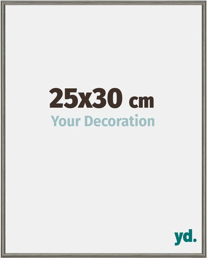 Your Decoration - Fotolijst 25x30 cm - Aluminium - Mercury Structuur - New York