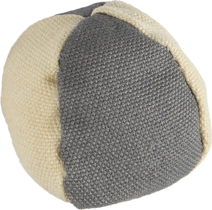Flamingo Natural Fun Bal - Kattenspeelgoed - Ø4.5 cm Grijs Beige