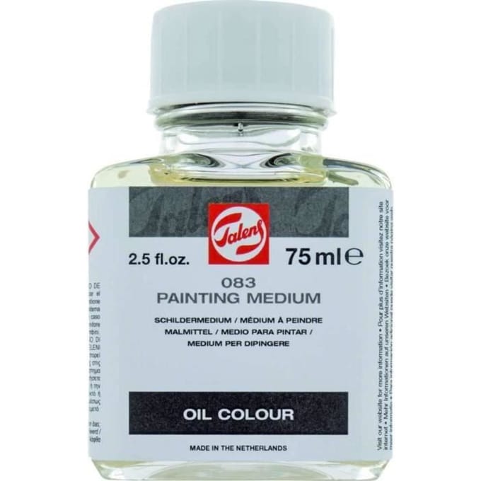 Medium Fiel, voor Olieverf, fles van 75 ml, Talens N83