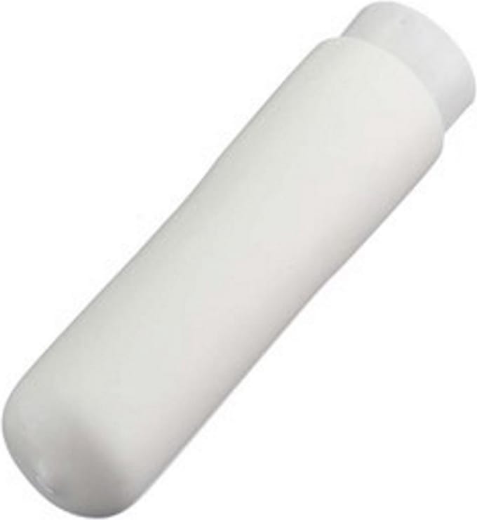 Deurbuffer 100 x 26 mm - deurstopper - wit - rubber - schroefbevestiging