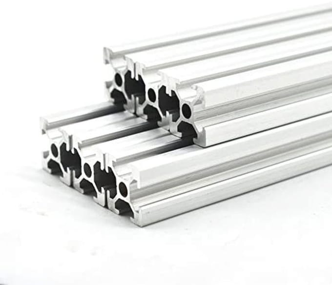 Aluminium Profiel 20 x 20 mm - 6 Stuks - 1000 mm
