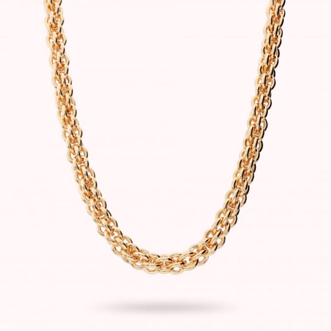 Bronzallure Polished Chain Necklace WSBZ02519Y.YG Brons 42
