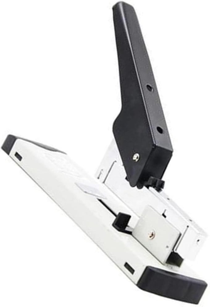 Zware Nietmachine - Nietapparaat Bureau - Documenten Verzamelen - 100 Vel Capaciteit - 28 cm - Grijs