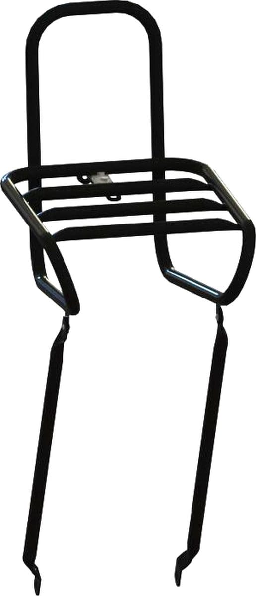 Voordrager 26/28 Steco Smooth 25 cm - glanzend zwart