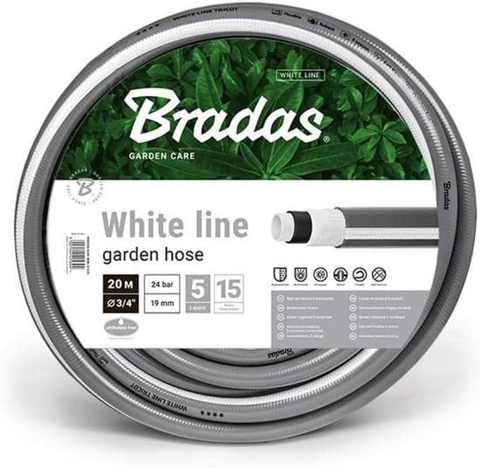 5-Laags Tuinslang 20 Meter - 3/4 Inch PVC Waterslang - Flexibel en Duurzaam