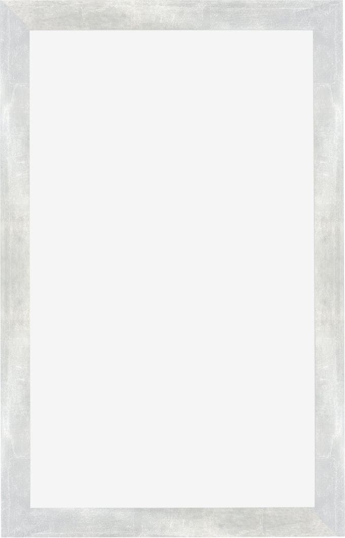 Fotolijst 33x48 cm - MDF - Zilver Glanzend Vintage - Marseille