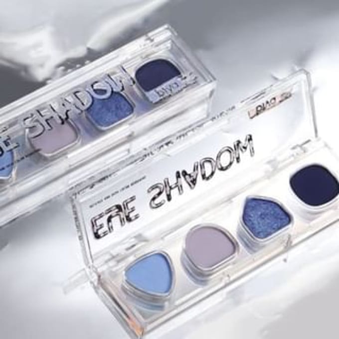 biya  - Cyberpunk Eyeshadow Palette - 4 Types 101# Smoked Cold Ash - 4g