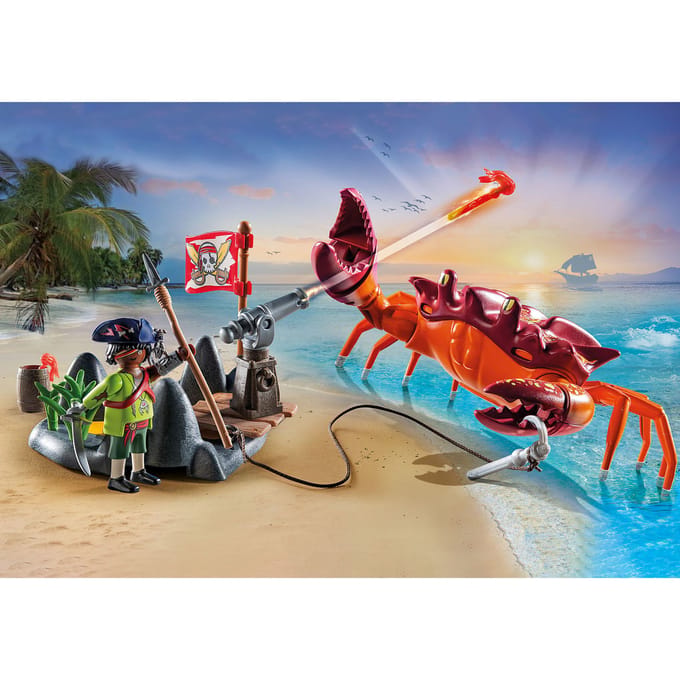 PLAYMOBIL Pirates Strijd tegen de gigantische krab - 71532