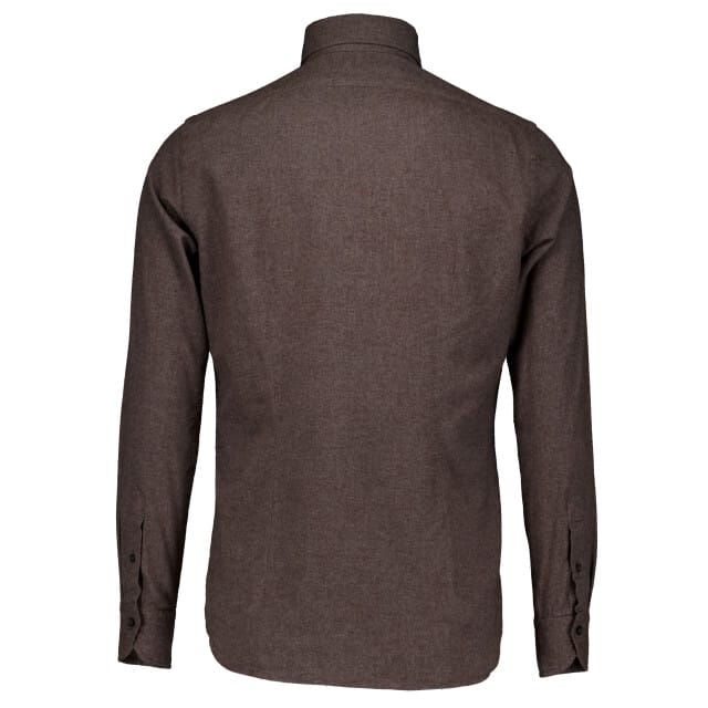 Xacus Washed Shirt Lange Mouw Overhemden Bruin 721ml/91175